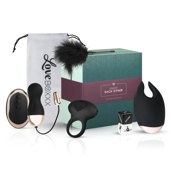 LoveBoxxx Passione per Due - Set Vibratore per Coppie (5 Pezzi)