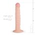 Real Fantasy Scott - dildo realistico - 25 cm (naturale)