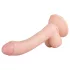 Real Fantasy Vince - dildo realistico con testicoli e prepuzio - 19,5cm naturale