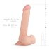 Real Fantasy Felix - Dildo realistico con scroto - 22cm (naturale)