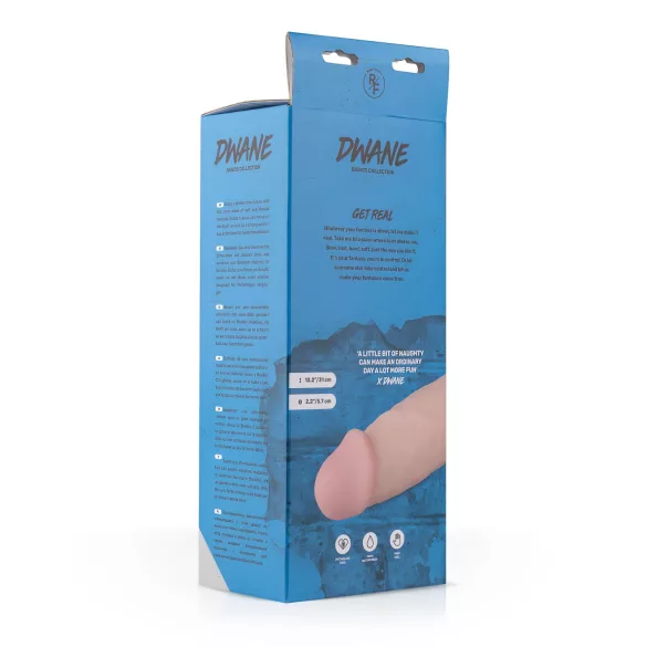 Real Fantasy Dwane - dildo realistico con testicoli - 31 cm - color naturale