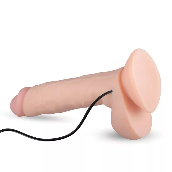 Real Fantasy Glynn - vibratore realistico ricaricabile - 25 cm beige