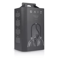 Saiz Premium - doppio tiralatte - piccolo - trasparente nero