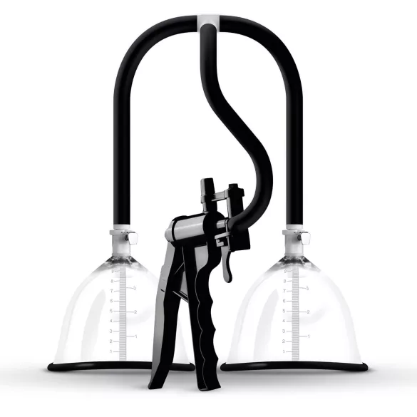 Saiz Premium - doppio tiralatte - piccolo - trasparente nero