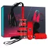 Secret Pleasure Chest - kit BDSM avanzato - 10 pezzi (rosso)