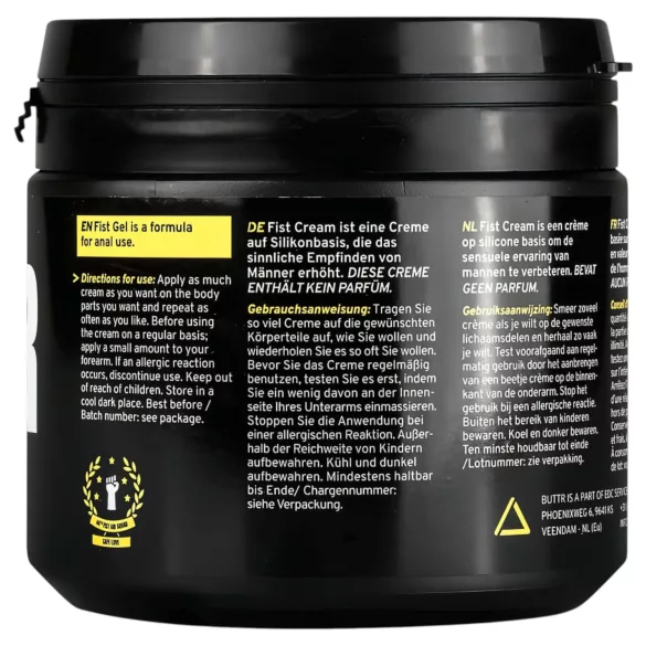 BUTTR - crema lubrificante per fisting - 500ml