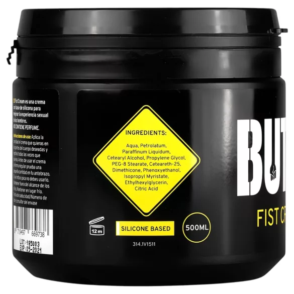 BUTTR - crema lubrificante per fisting - 500ml
