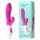 Teazers - vibratore realistico con leva per il clitoride (rosa)