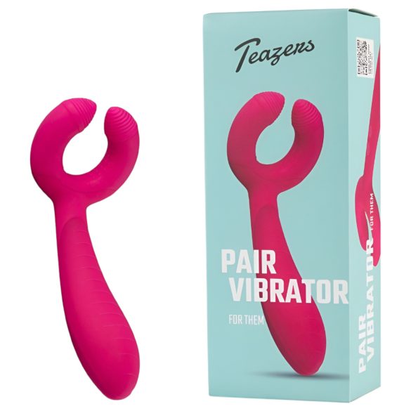Easytoys Coppia - Vibratore di Coppia Ricaricabile e Impermeabile (Rosa)