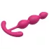 Cheeky Love - plug anale con perle - silicone rosa