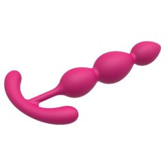 Cheeky Love - dildo anale perlato (rosa)