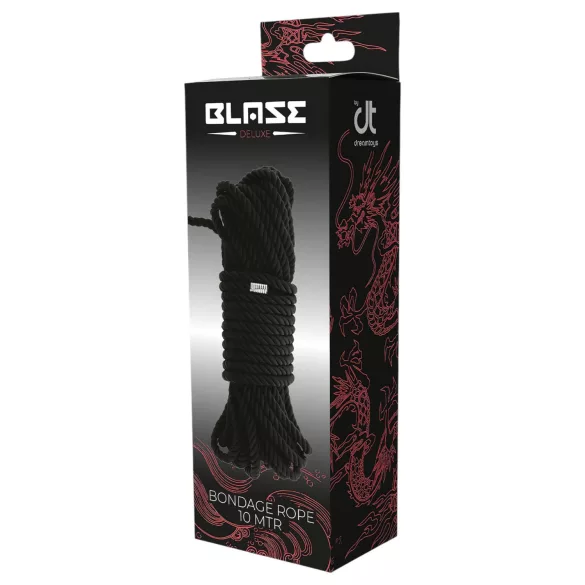 Blaze - corda bondage kinbaku 10m - nero