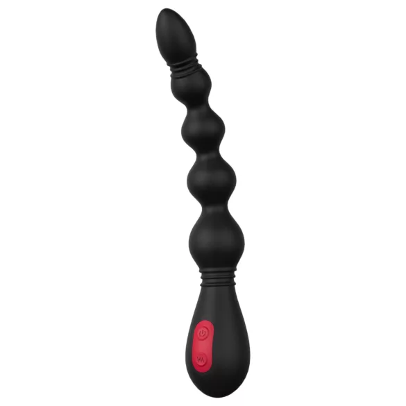 Cheeky Love - vibratore anale con perle ricaricabile - nero