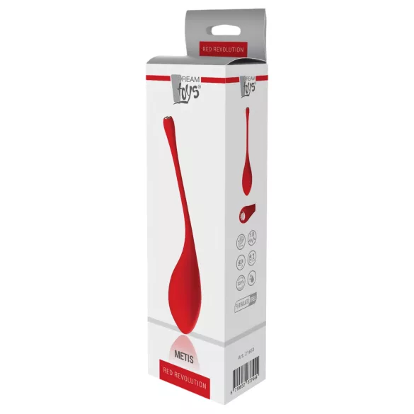 Red Revolution Metis - ovulo vibrante ricaricabile impermeabile - rosso