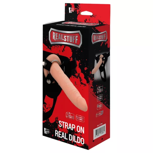 RealStuff - dildo strap-on sottile - colore naturale