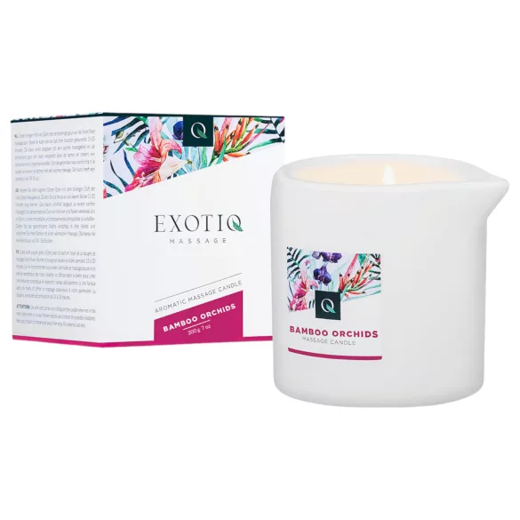 Exotiq Bamboo Orchids - candela da massaggio - 200g