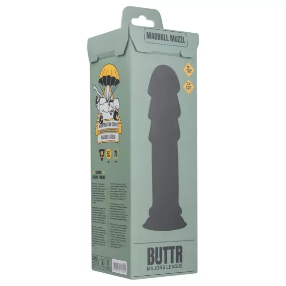 BUTTR - dildo realistico con ventosa - nero