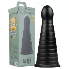 BUTTR Devil Dog - dildo con ventosa - nero