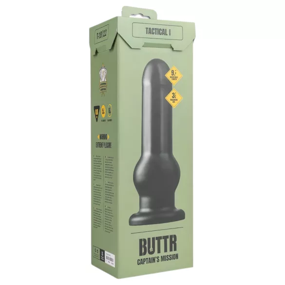 BUTTR Tactical I - dildo realistico ventosa - nero