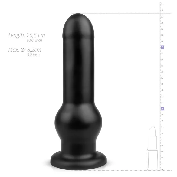 BUTTR Tactical I - dildo realistico ventosa - nero