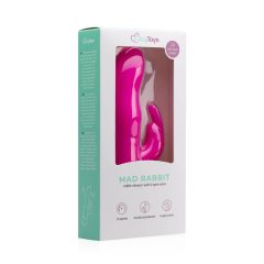   Vibratore Rabbit Flessibile con Stimolatore Clitorideo Easytoys - Rosa