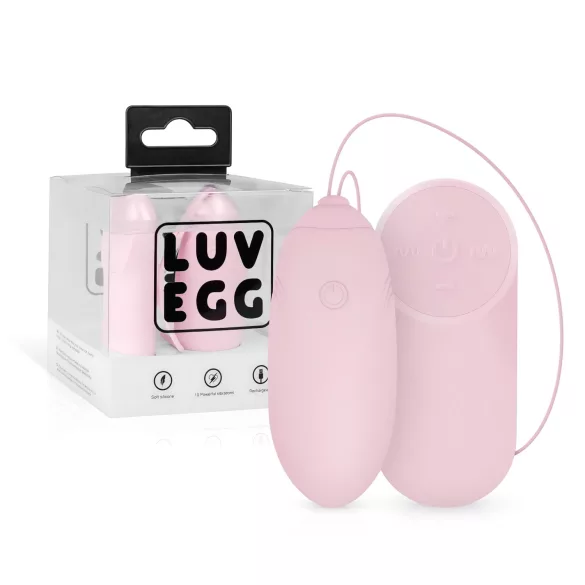 LUV EGG - vibratore a ovetto ricaricabile wireless - rosa
