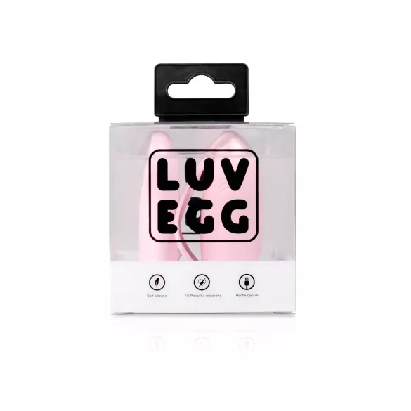 LUV EGG - vibratore a ovetto ricaricabile wireless - rosa