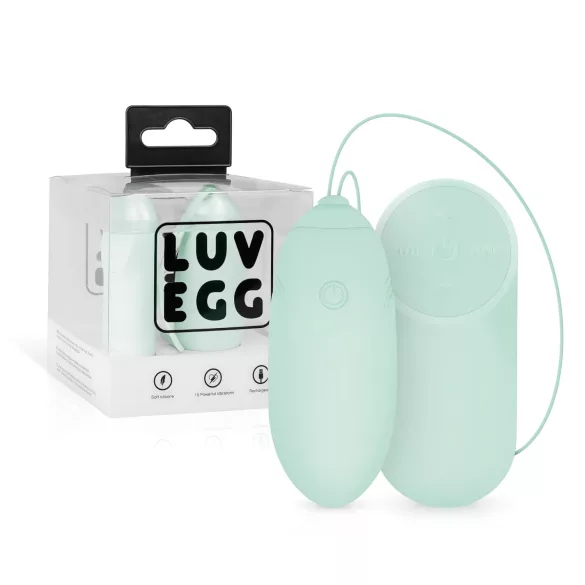 LUV EGG - vibro egg wireless ricaricabile - silicone verde