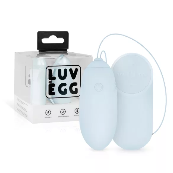 LUV EGG - ovetto vibrante wireless ricaricabile - blu