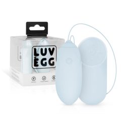   Uovo Vibrante LUV EGG Ricaricabile con Telecomando Wireless (Blu)