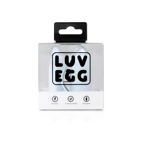 LUV EGG - ovetto vibrante wireless ricaricabile - blu