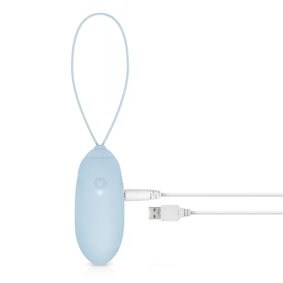 LUV EGG - ovetto vibrante wireless ricaricabile - blu