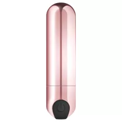   Rosy Gold Bullet - mini vibratore ricaricabile - colore oro rosa