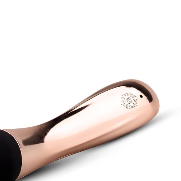 Rosy Gold Wand Curve - vibratore massaggiante ricaricabile (oro rosa)