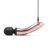 Rosy Gold Wand Curve - vibratore massaggiante ricaricabile (oro rosa)
