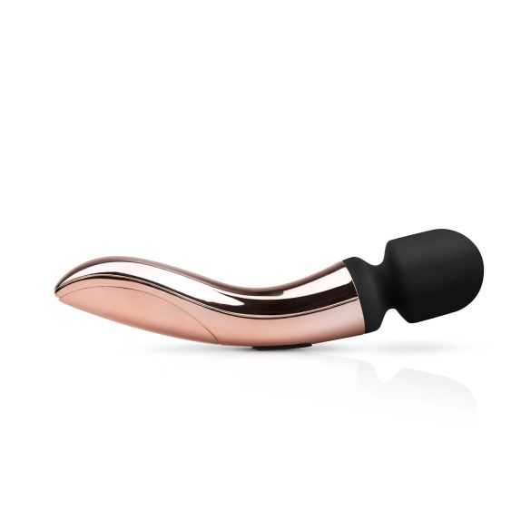 Rosy Gold Wand Curve - vibratore massaggiante ricaricabile (oro rosa)