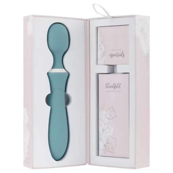 Bloom Orchid Wand - vibratore massaggiante ricaricabile - turchese
