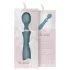 Bloom Orchid Wand - vibratore massaggiante ricaricabile - turchese