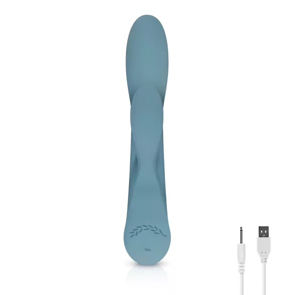 Bloom Violet Rabbit - vibratore rabbit punto G clitoride - silicone turchese