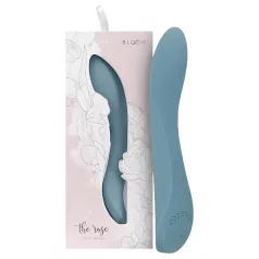   Bloom Rose - vibratore punto G ricaricabile in silicone turchese
