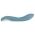 Bloom Rose - vibratore punto G ricaricabile in silicone turchese