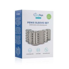   Easytoys Penis Sleeve - set di bracciali per il pene - fumo (6 pezzi)