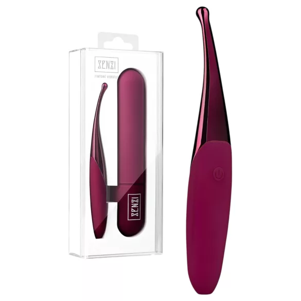 Senzi - vibratore clitorideo ricaricabile e impermeabile (rosso)
