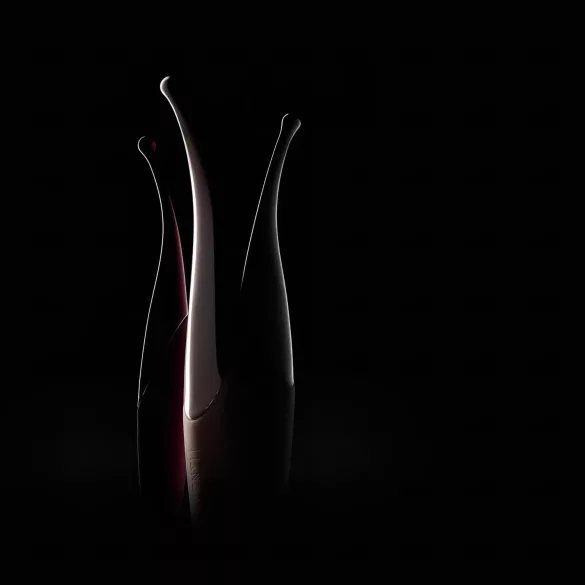 Senzi - vibratore clitorideo ricaricabile e impermeabile (rosso)