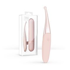   Senzi - vibratore clitorideo ricaricabile e impermeabile (rosa pallido)