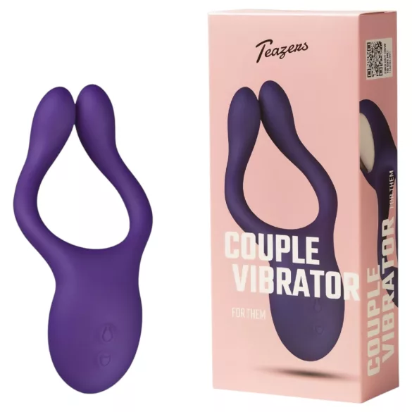Teazers Partner Multifun - vibratore di coppia (viola)