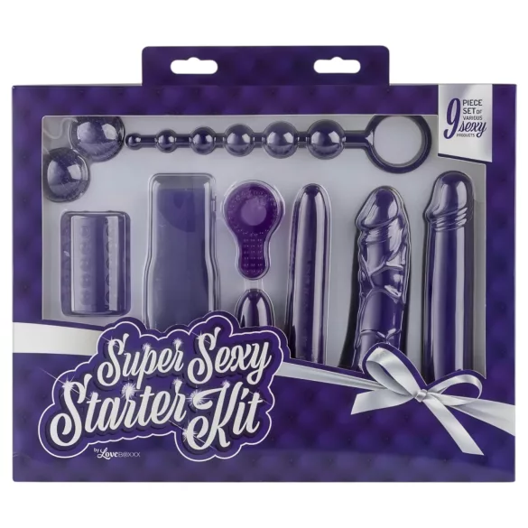 LoveBoxxx - set vibratore 9 pezzi - accessori sexy per coppia