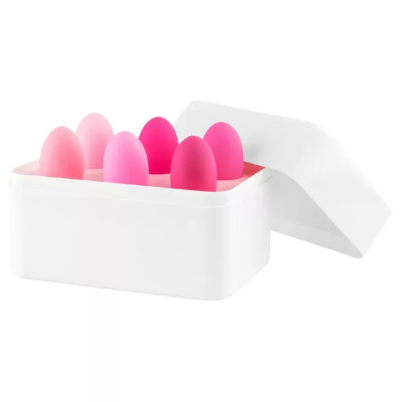 Teazers - set di 6 palline kegel - silicone rosa