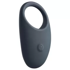   Boners - anello fallico vibrante ricaricabile impermeabile - silicone grigio