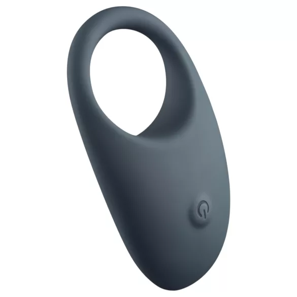 Boners - anello fallico vibrante ricaricabile impermeabile - silicone grigio